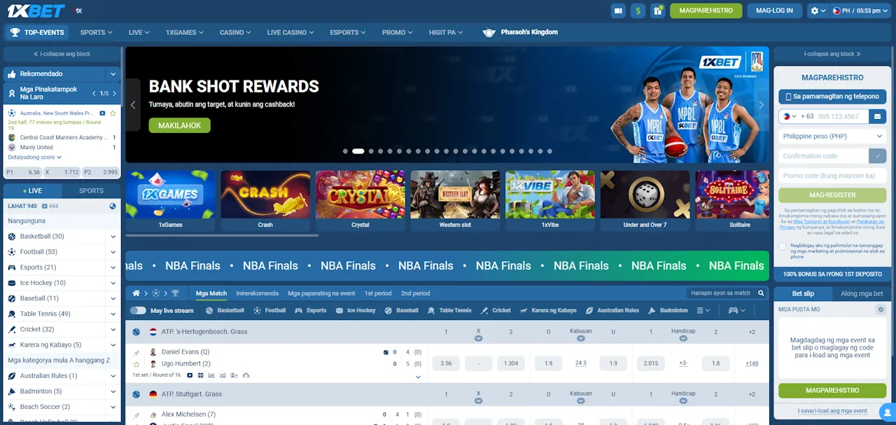 Betting Experience 1xBet
